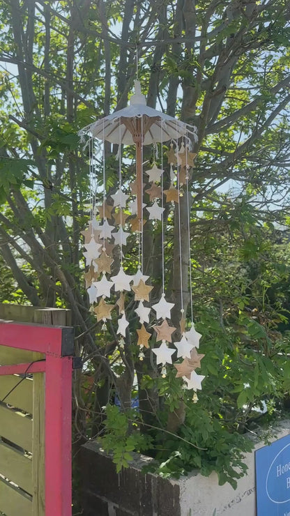 Handmade Paper Star Mobile