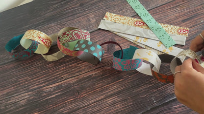 Assorted Recycled Paper Chain