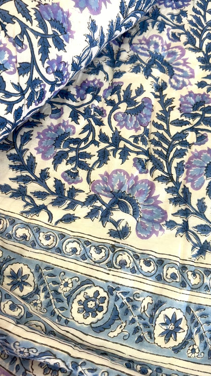Print Block Padded Quilt - Grafton