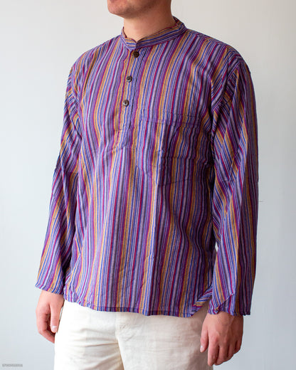 Purple Stripe Shirt