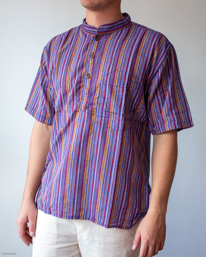 Purple Stripe Shirt