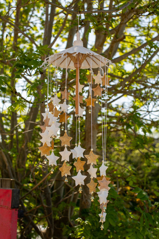 Handmade Paper Star Mobile