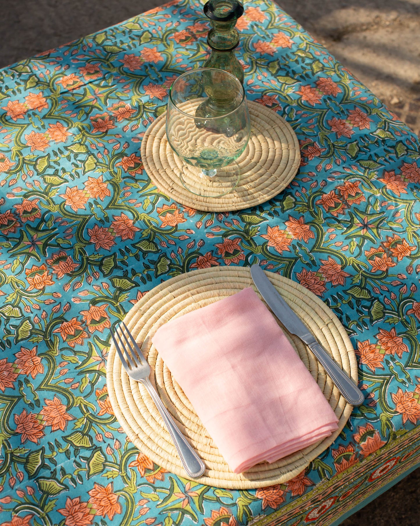 Print Block Tablecloth