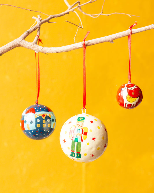 Fun Bauble decoration Set of 6