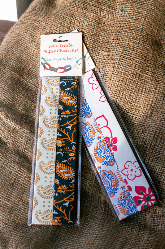 Assorted Recycled Paper Chains