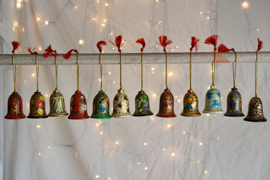 Assorted set of 6 Classic Bell Decoration