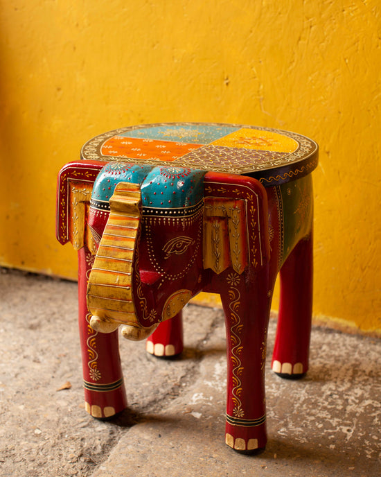 Red Elephant Table - 2