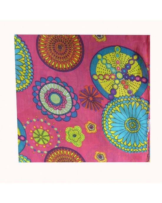 Load image into Gallery viewer, Funky Pink Pattern Headscarf - The india Shop
