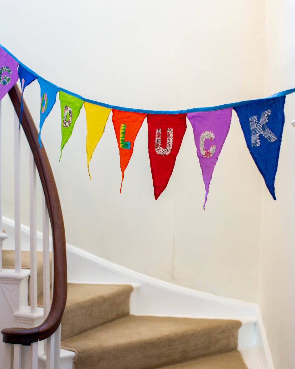 Rainbow Good Luck Bunting - The india Shop