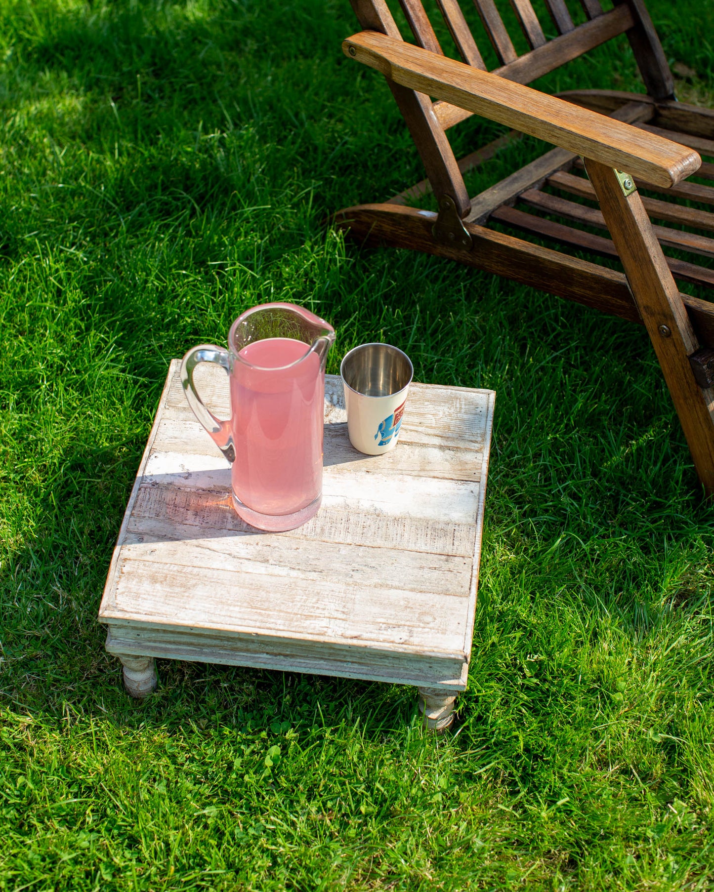 Recycled Teak Bajot Table