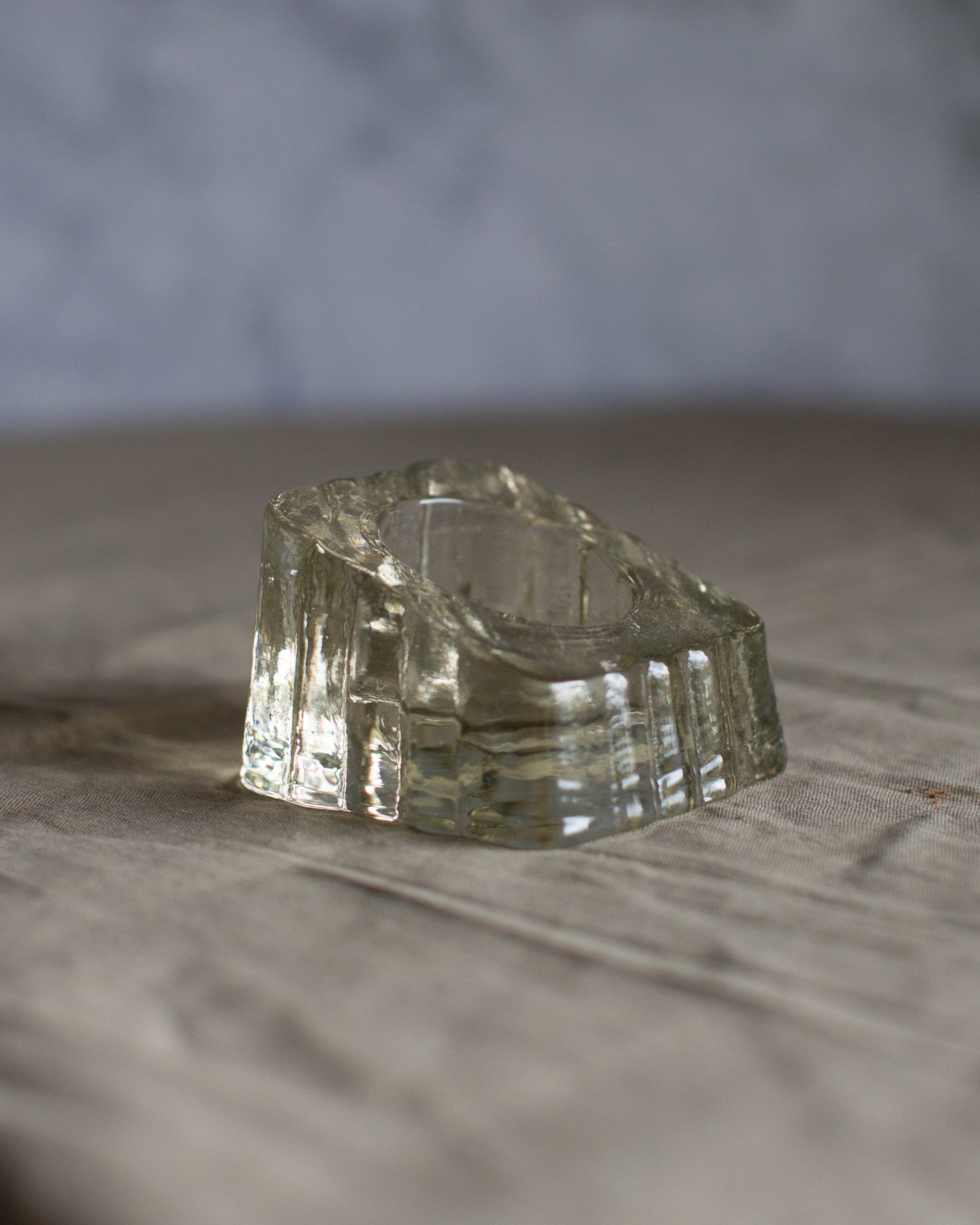 Sloping Glass Votive - The india Shop
