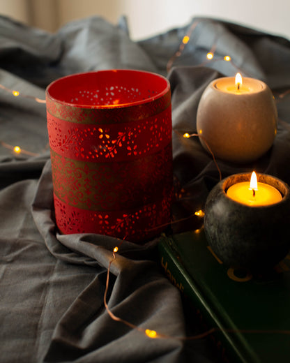 Large Red Candle Votive