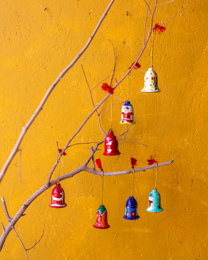 Fun Bell Set of 6 Fun Bell Decoration – The india Shop
