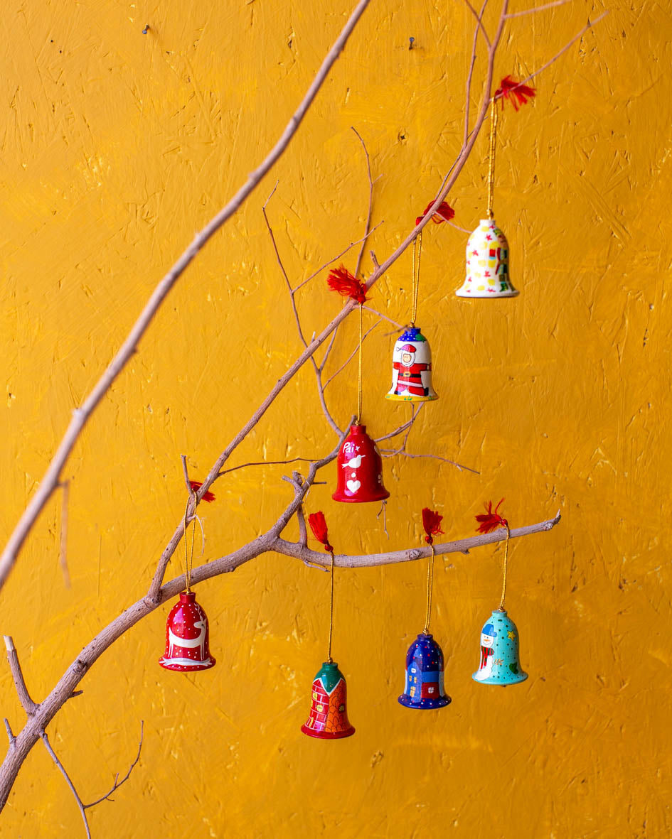 Set of 6 Fun Bell Decoration