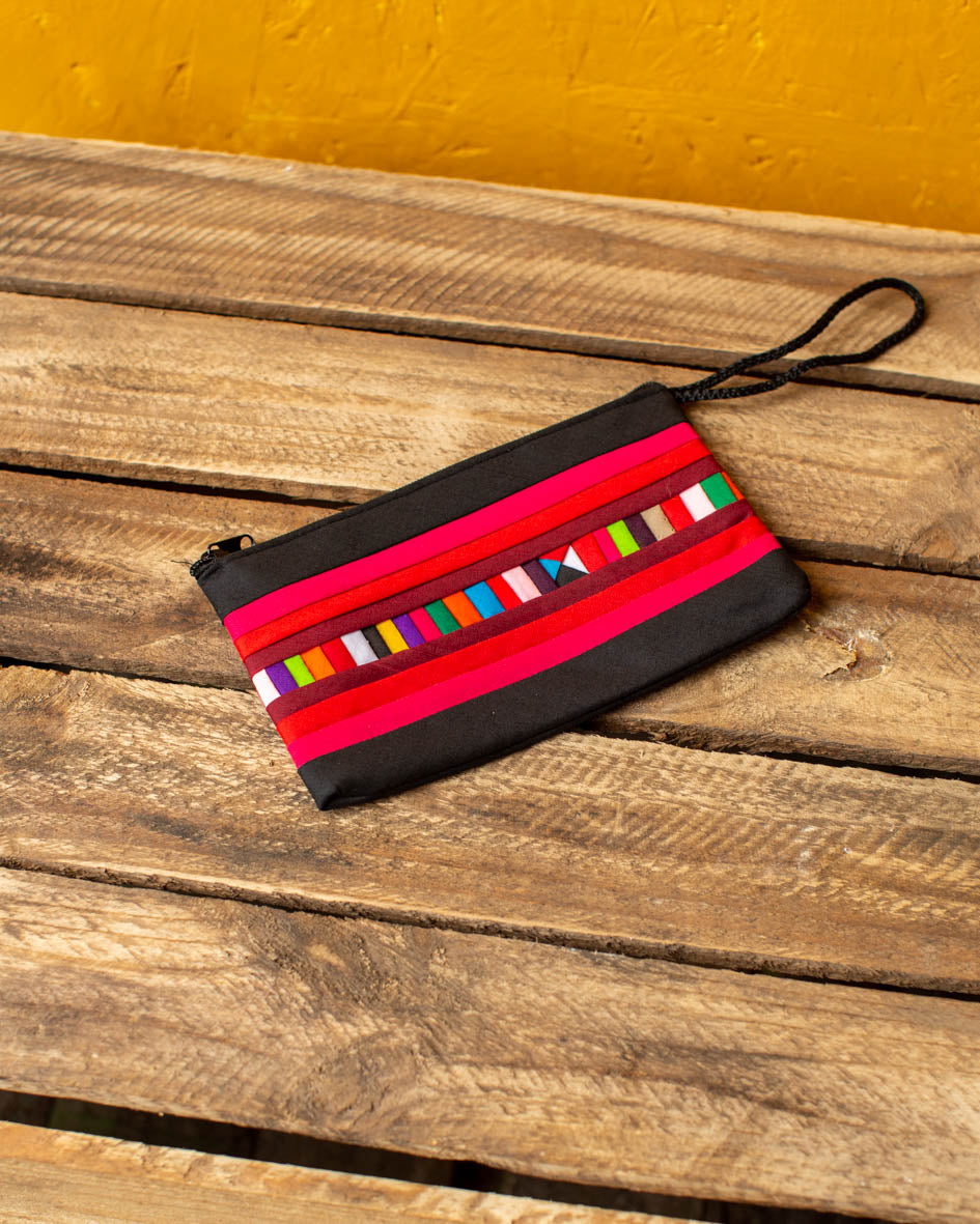 Load image into Gallery viewer, Assorted colour Handled Flag Purse
