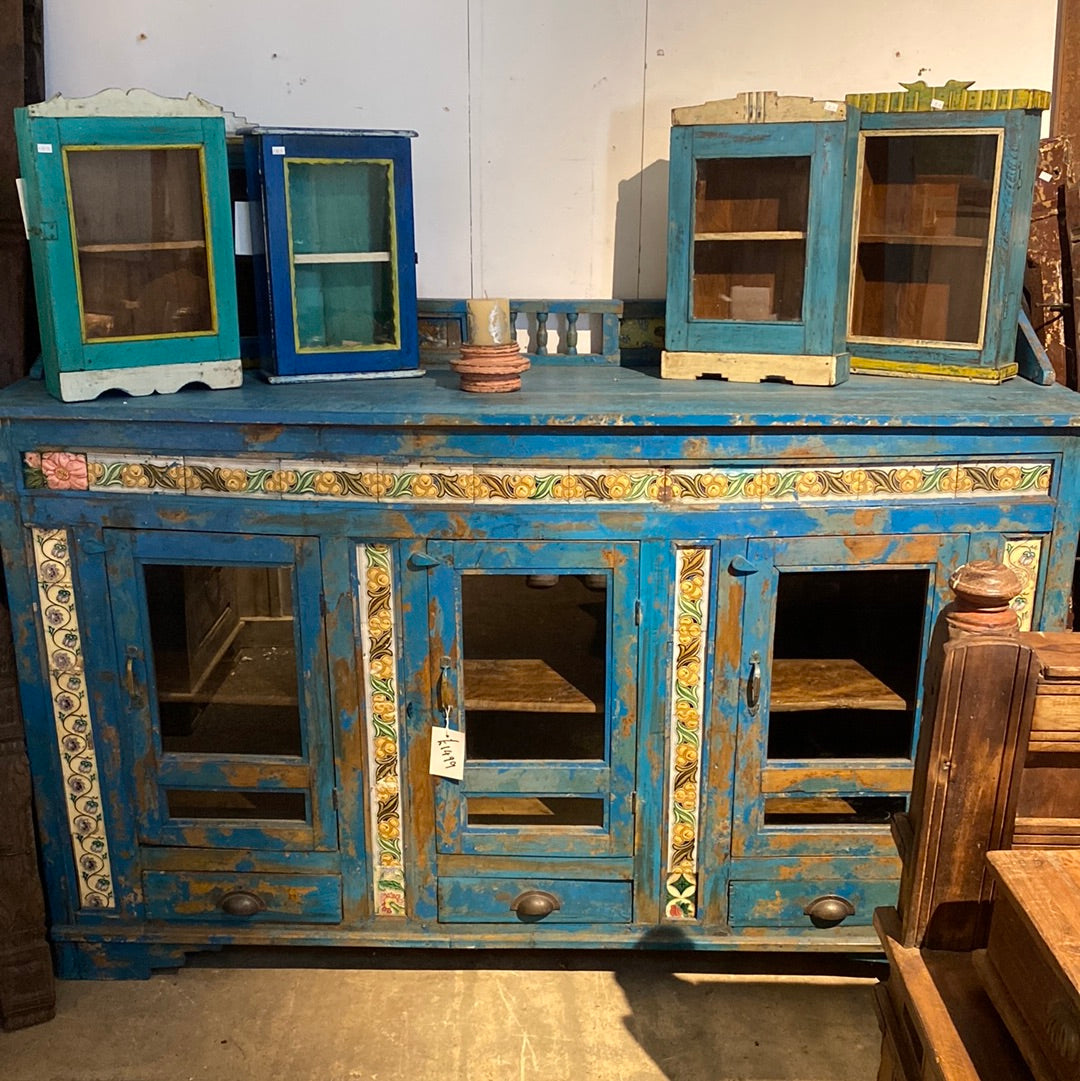 Large blue dresser