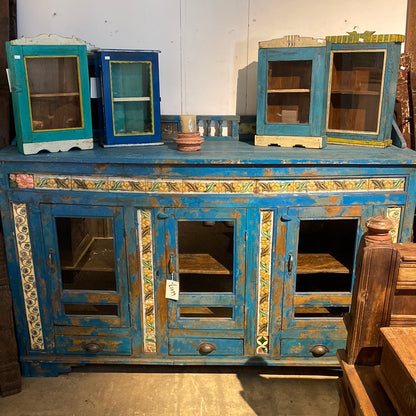 Large blue dresser