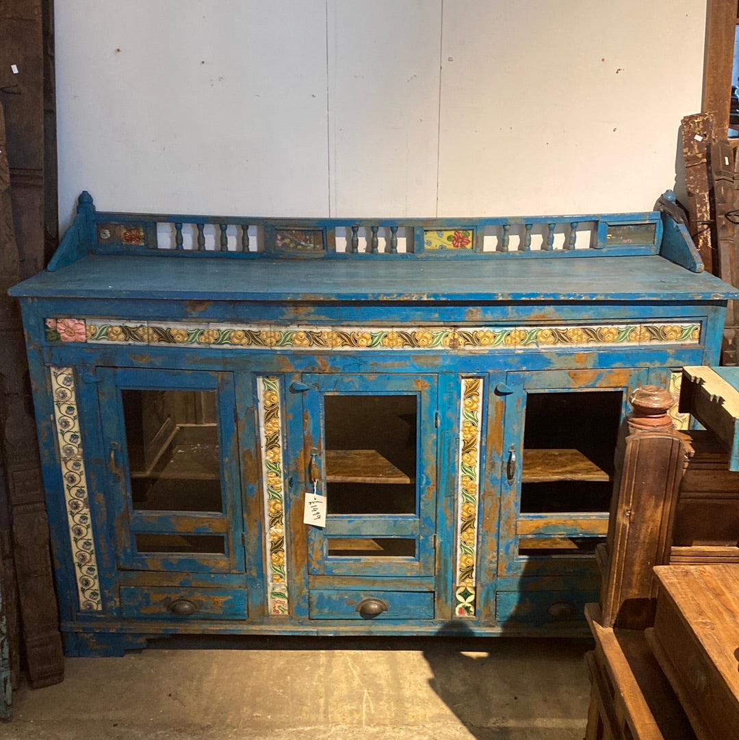 Large blue dresser