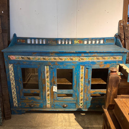 Large blue dresser