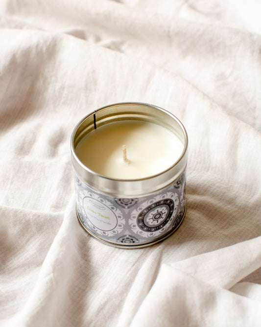 Lime Twist Tin Candle