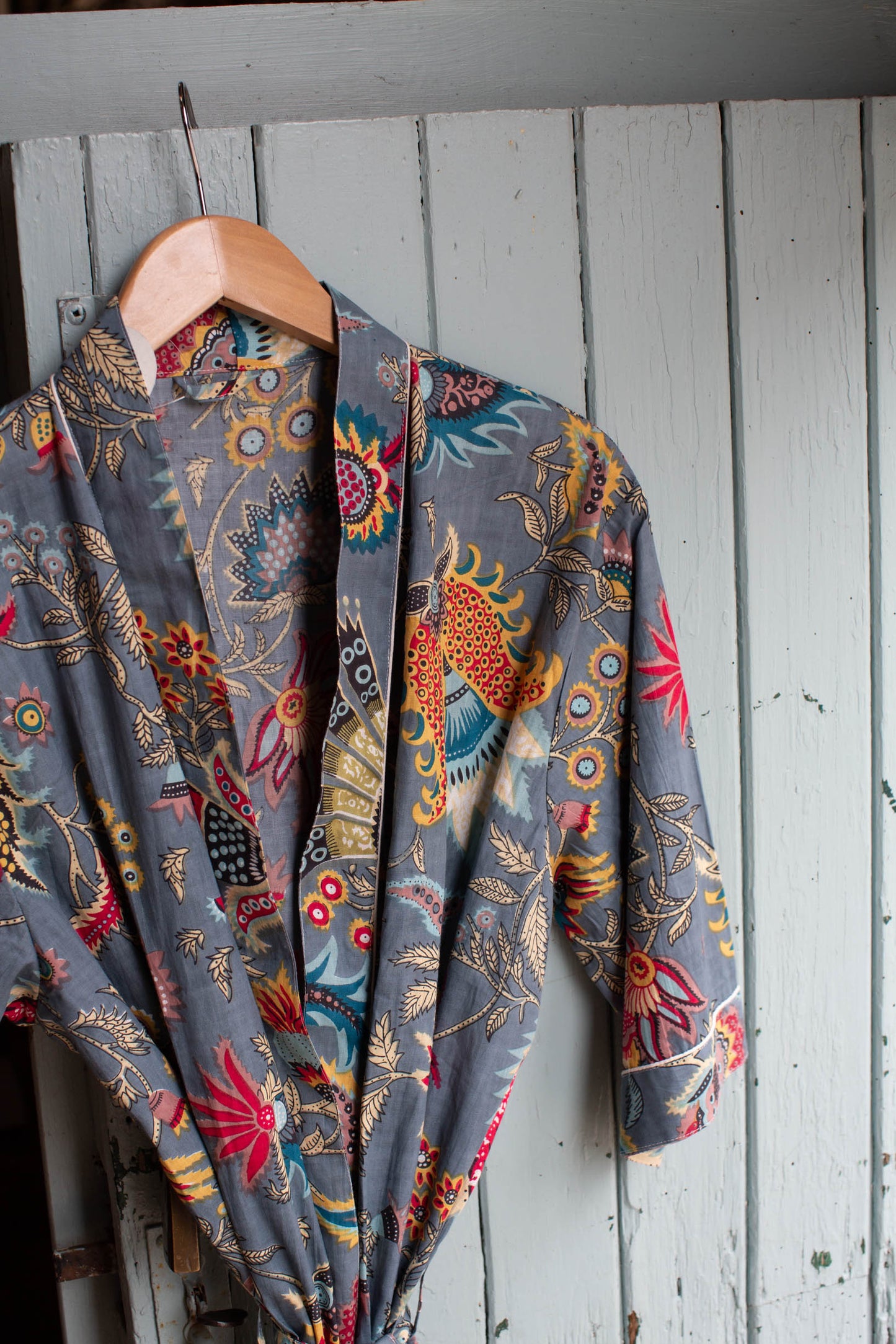 Hand Printed Kimono - #5
