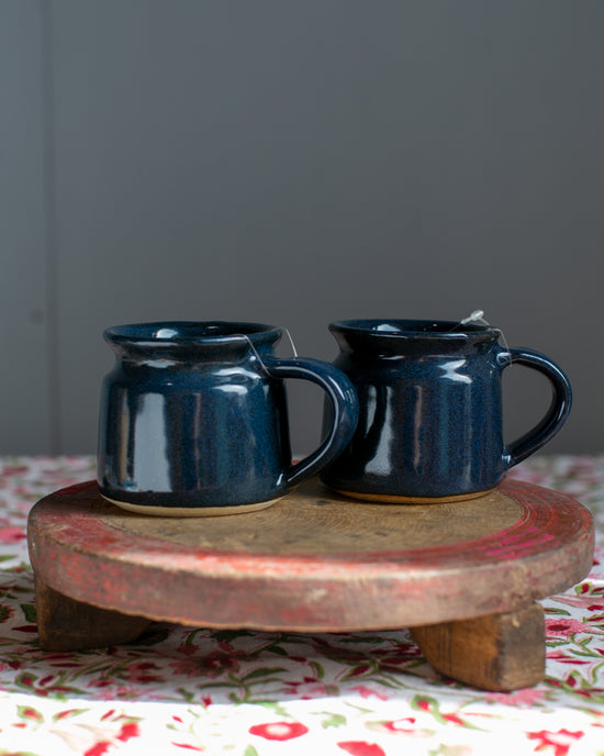 Navy Blue Ceramic Mug