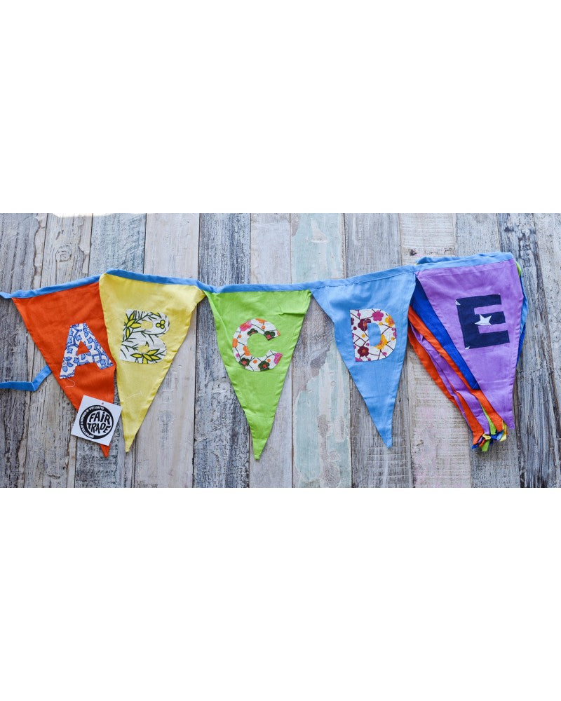 Load image into Gallery viewer, Rainbow ABC Bunting - The india Shop
