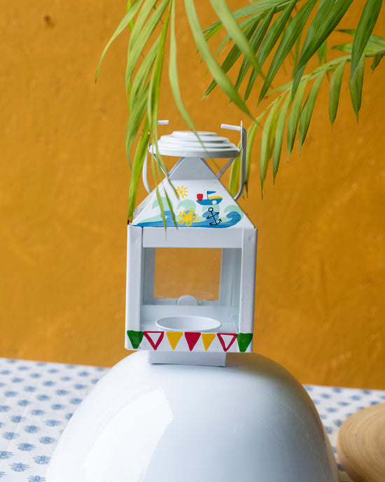 Hand Painted Lantern - The india Shop